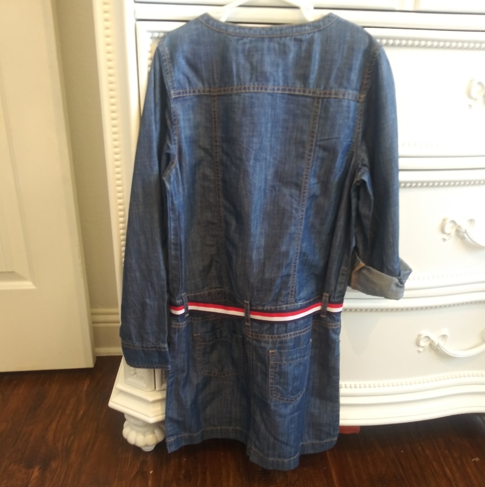 NWT Tommy Hilfiger Girl's Denim Dress - Picture 2 of 4